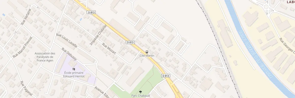 Plan du 66 Av Jean Jaurès à Agen