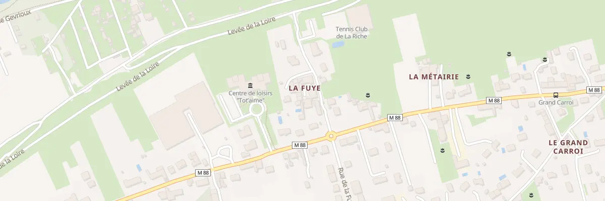 Plan du 11 Rue de la Fuye à La Riche