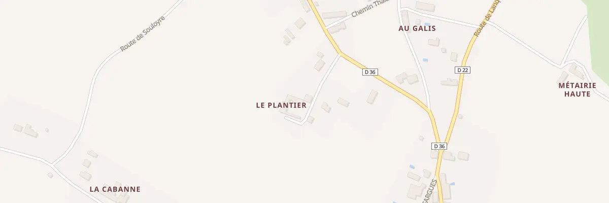 Plan du 36B La Cabanne à Faux-en-Périgord