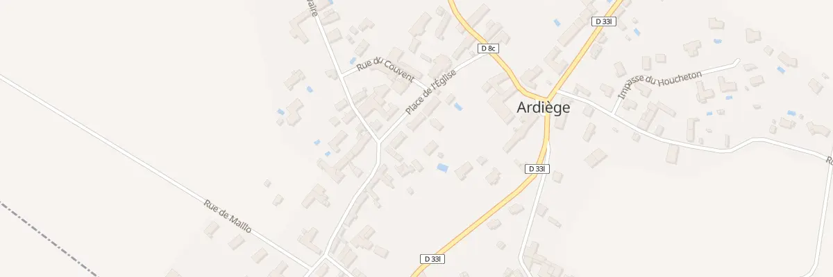 Plan du 6 Pl Eglise à Ardiège