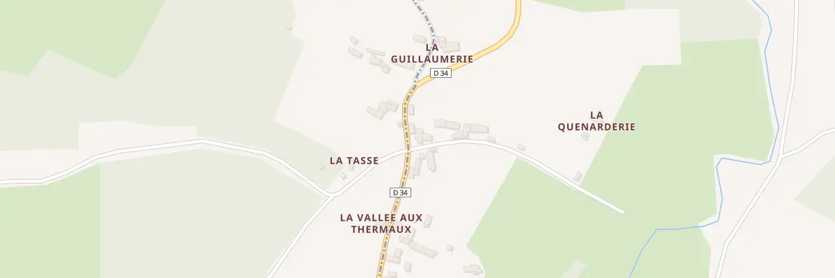 Plan du 2 La Vallee aux Thermaux à Vancé