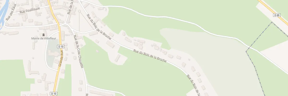 Plan du 15 Rue du Bois de la Broche à Vittefleur