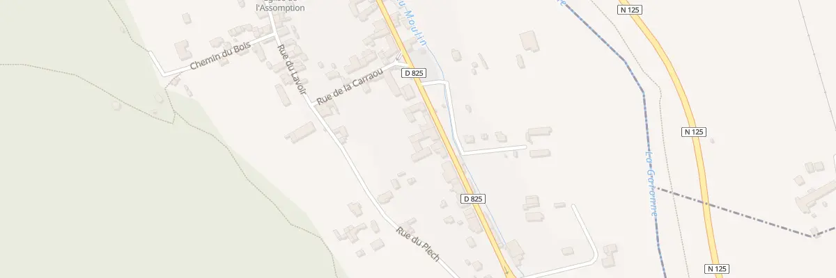 Plan du 112 Le Village à Esténos