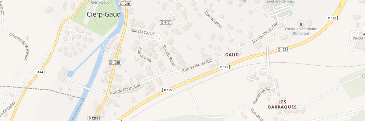 Plan du 21 Rue du Burat à Cierp-Gaud