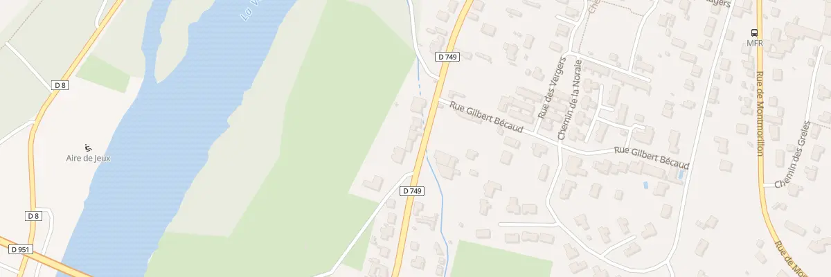 Plan du 16 Rue de Lussac à Chauvigny