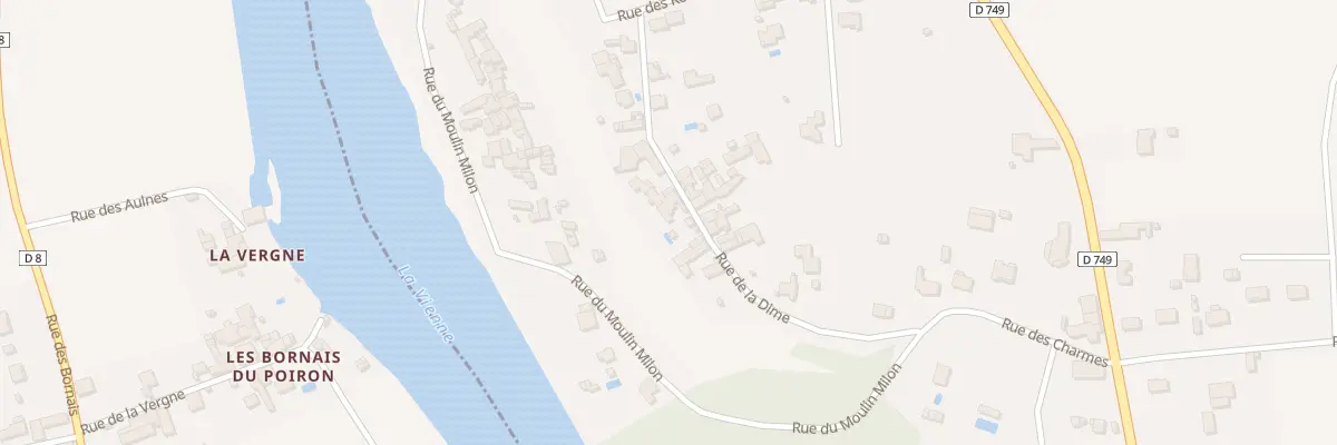 Plan du 14 Rue de la Dime à Chauvigny