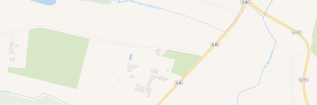 Plan du 5040 A Las Bordes à Sère