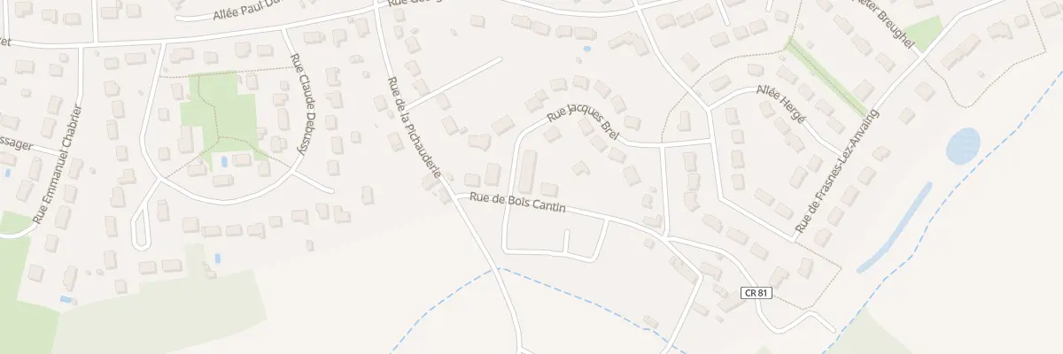 Plan du 173 Rue Jacques Brel à Monts