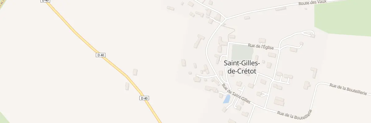 Plan du 381 Rue de Saint Gilles à Saint-Gilles-de-Crétot