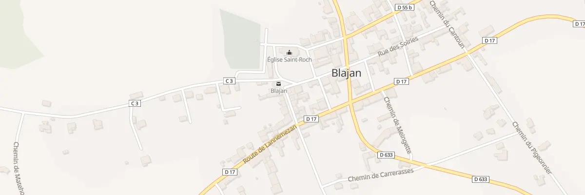 Plan du 8 Rue Gourmande à Blajan
