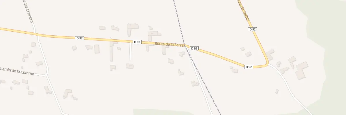 Plan du 52 Rte de la Serre à Bordes-de-Rivière