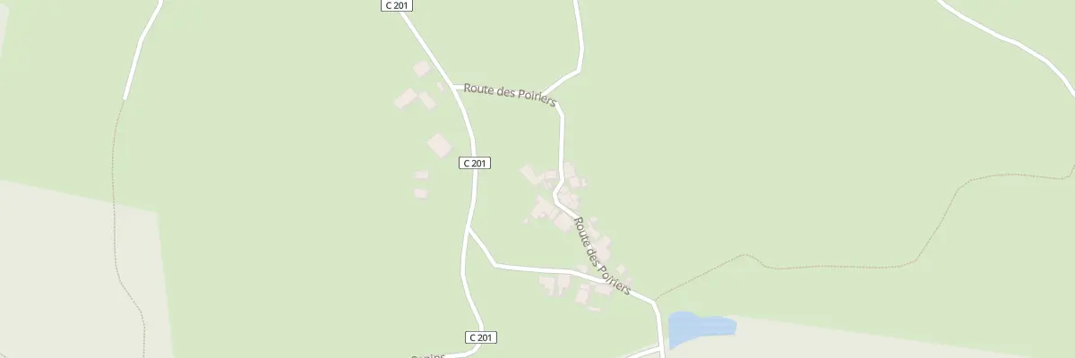 Plan du 182 Rte des Poiriers à Busserolles