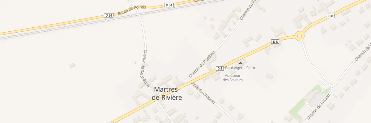 Plan du 1 Che du Portillon à Martres-de-Rivière