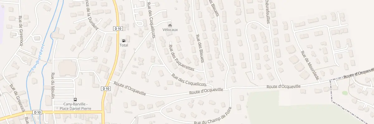 Plan du 2 Rue des Paquerettes à Cany-Barville