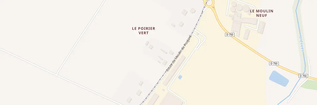 Plan du 12 Rte du Moulin de Poujard à La Celle-Saint-Avant