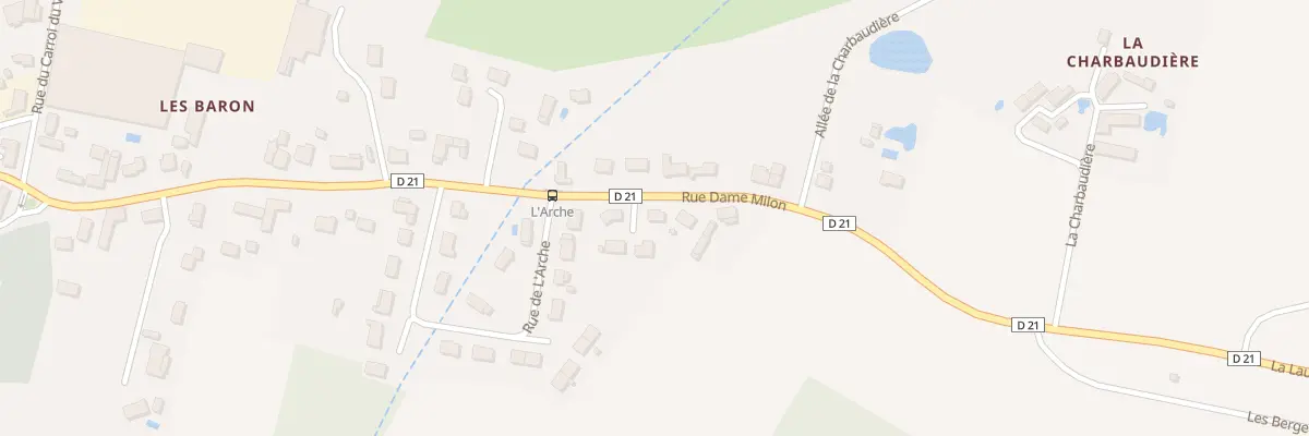 Plan du 25B Rue Dame Milon à Villeperdue