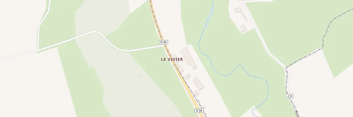 Plan du 1 Le Vivier à Vancé
