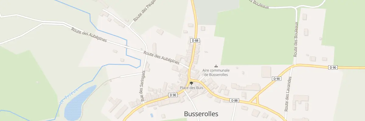 Plan du 18 Rte des Aubépines à Busserolles
