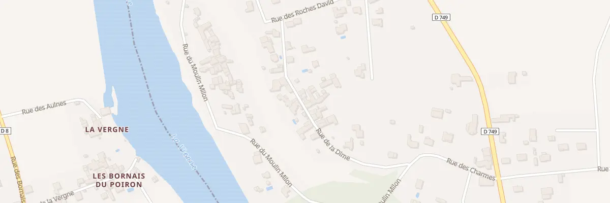 Plan du 17 Rue de la Dime à Chauvigny