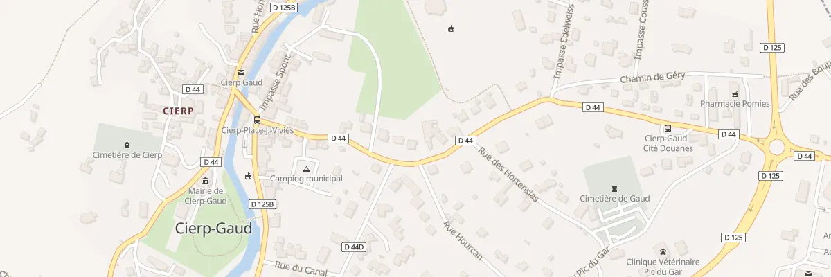 Plan du 31 Av de la Gare à Cierp-Gaud