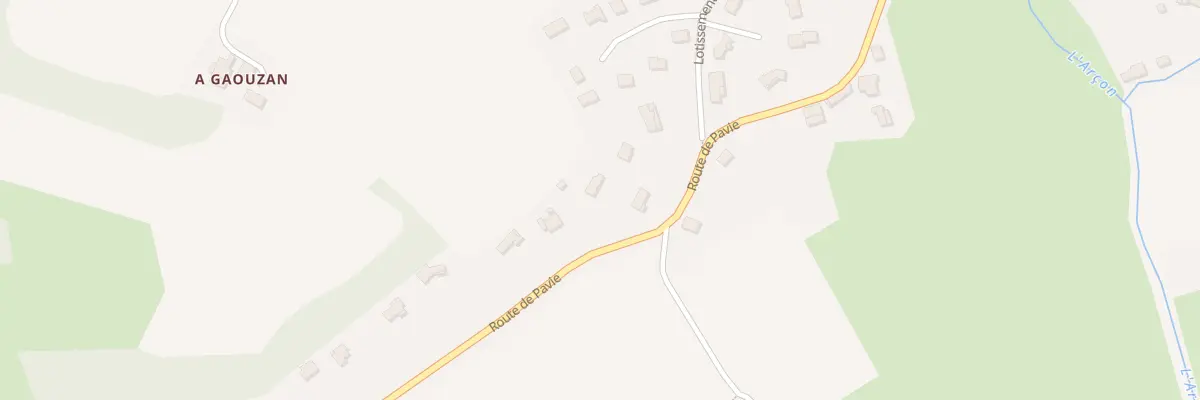 Plan du 290 Rte de Pavie à Pessan