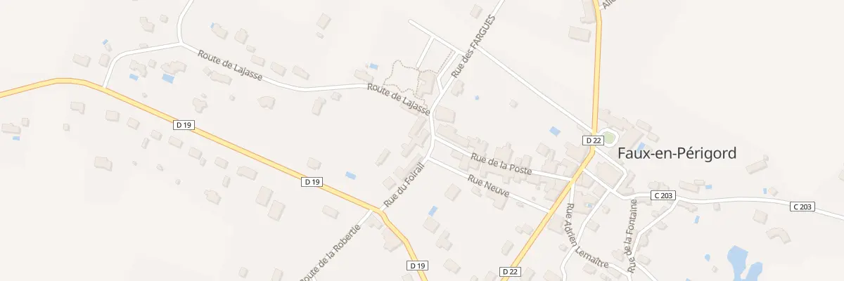 Plan du 5017 Le Bourg à Faux-en-Périgord