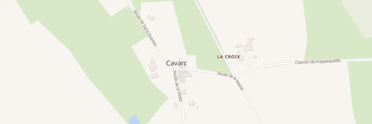 Plan du 35 Rte de la Mairie à Cavarc
