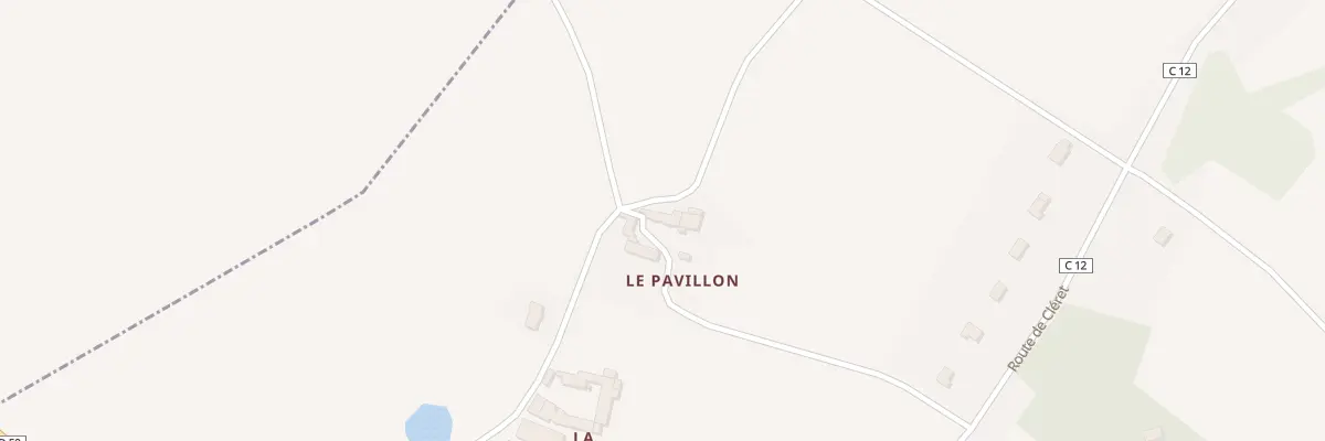 Plan du 208 Le Pavillon à Draché