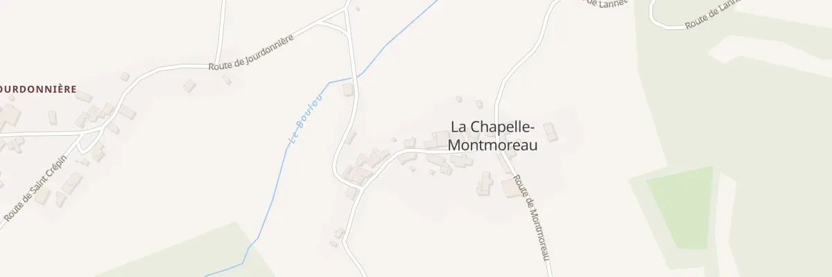 Plan du 18 Le Bourg Ouest à La Chapelle-Montmoreau