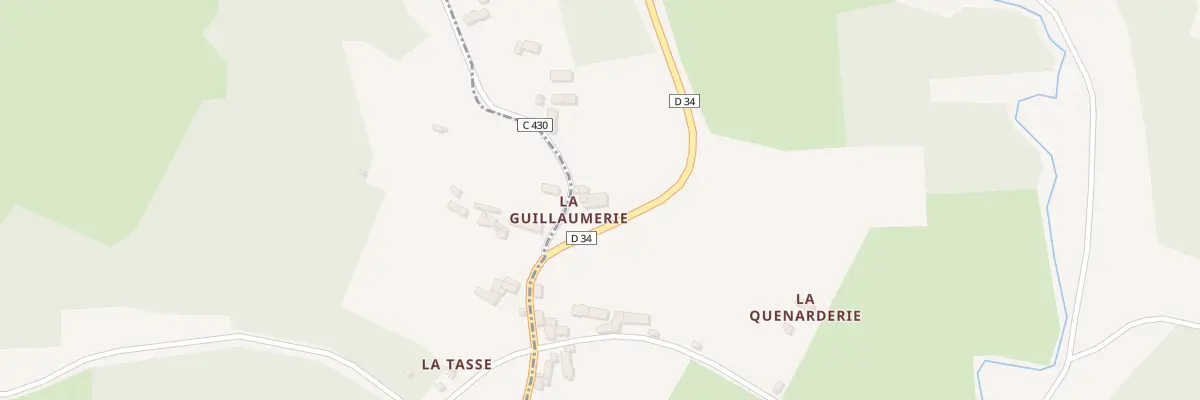 Plan du 1 La Guillaumerie à Vancé
