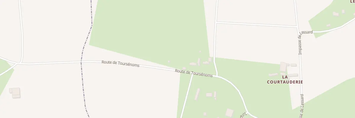 Plan du 14 Rte de Toursénoms à Crulai