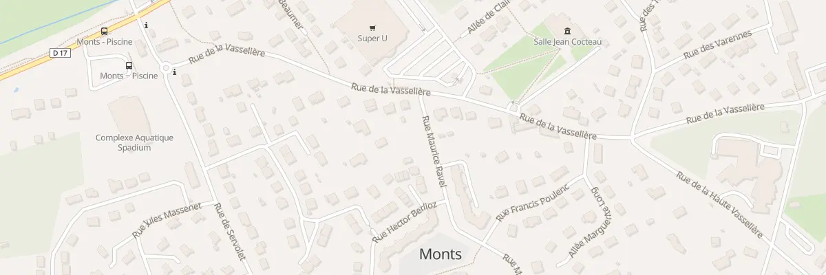 Plan du 18 Rue de la Vasselière à Monts