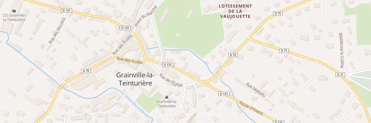 Plan du 5 Grande Rue à Grainville-la-Teinturière