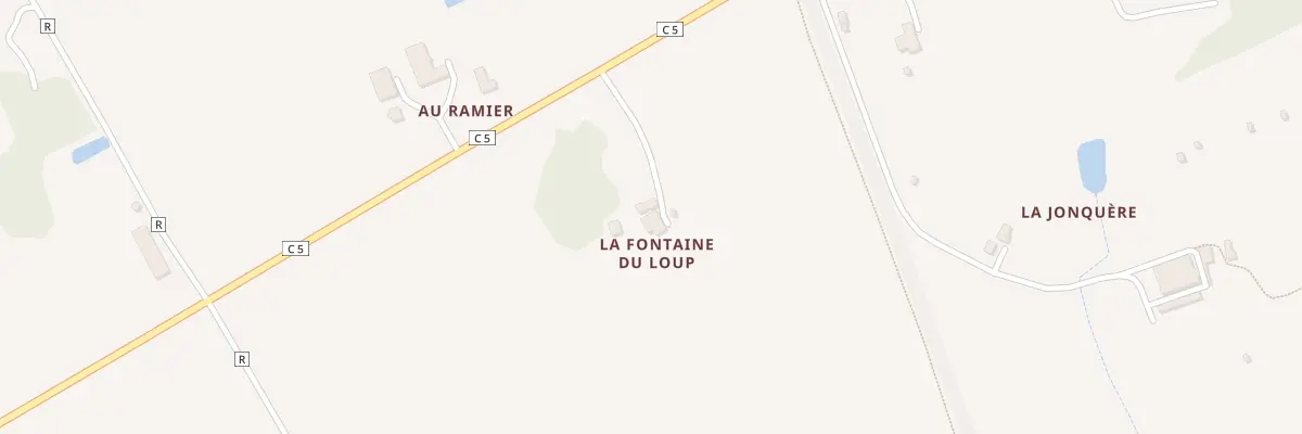 Plan du 1 A la Fontaine du Loup à Pauilhac