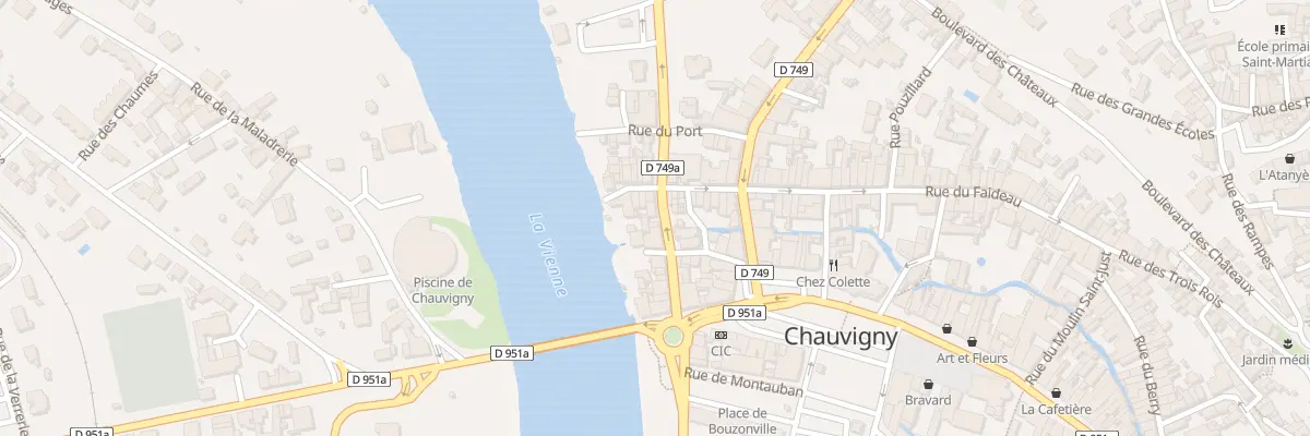 Plan du 11B Av Jean Jaures à Chauvigny