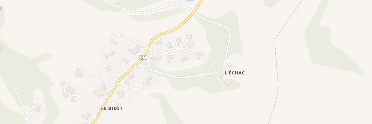 Plan du 5554 L’Echac à Leboulin