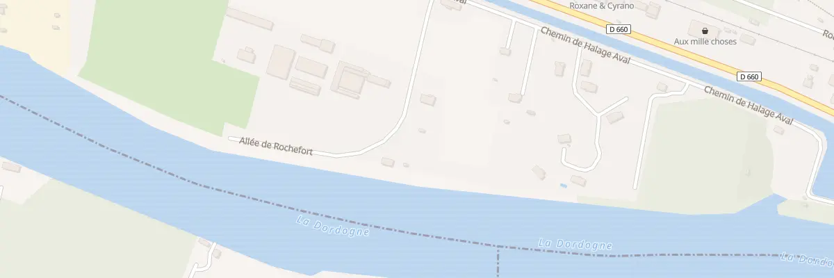 Plan du 6 All de Rochefort à Saint-Capraise-de-Lalinde