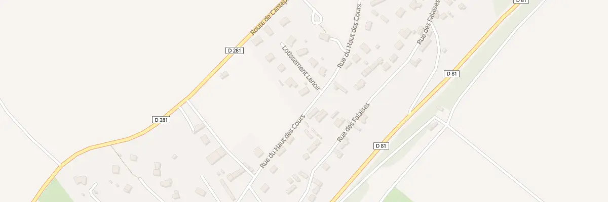 Plan du 17A Rue du Haut des Cours à Norville