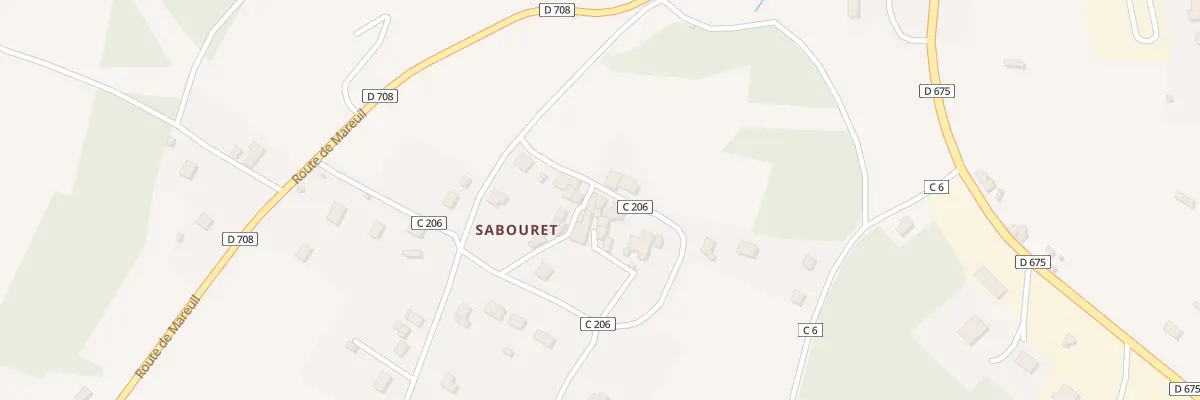 Plan du 461 Rte de Sabouret à Saint-Martial-de-Valette