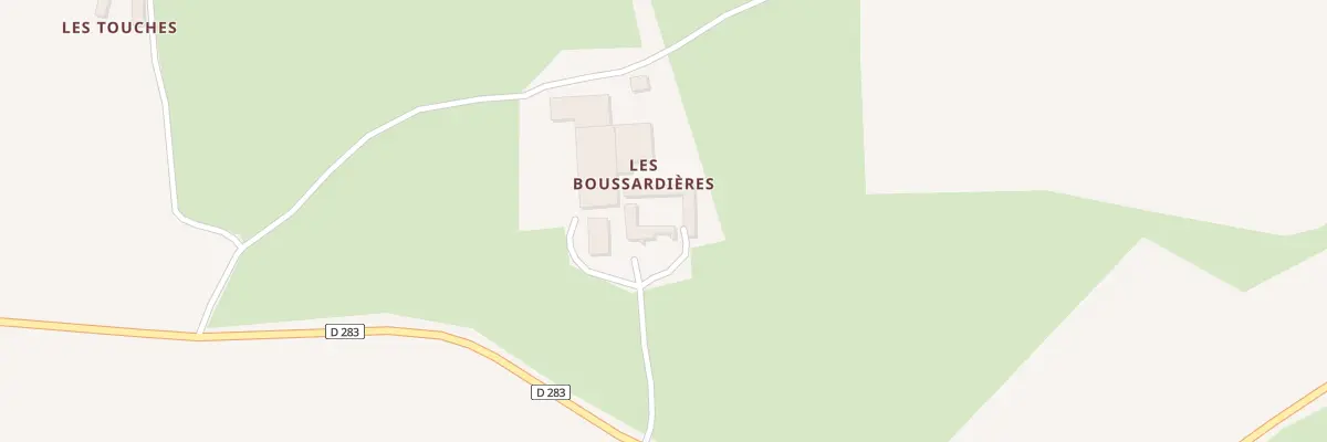 Plan du 2 Che des Boussardières à Perche en Nocé