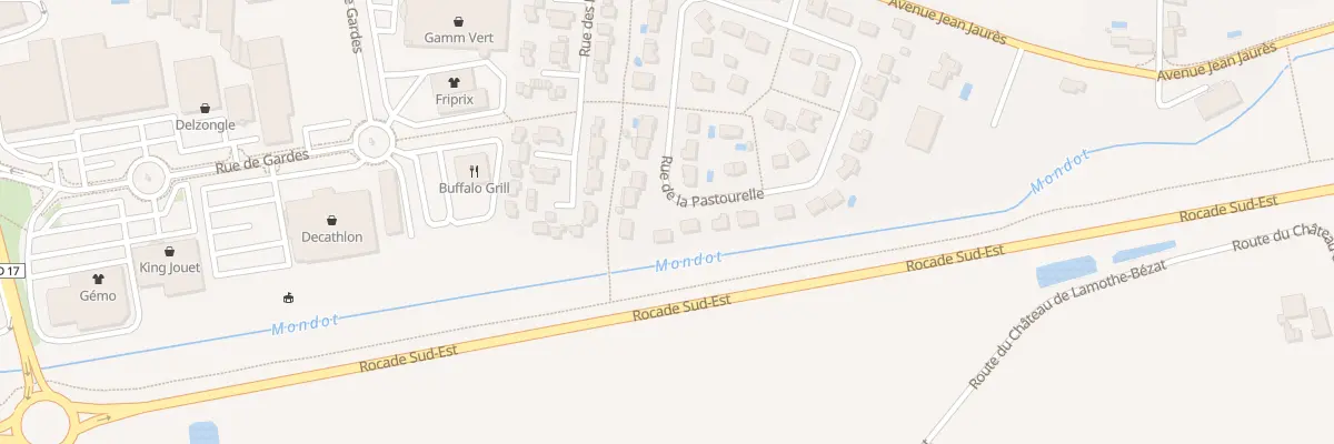 Plan du 32 Rue de la Pastourelle à Boé