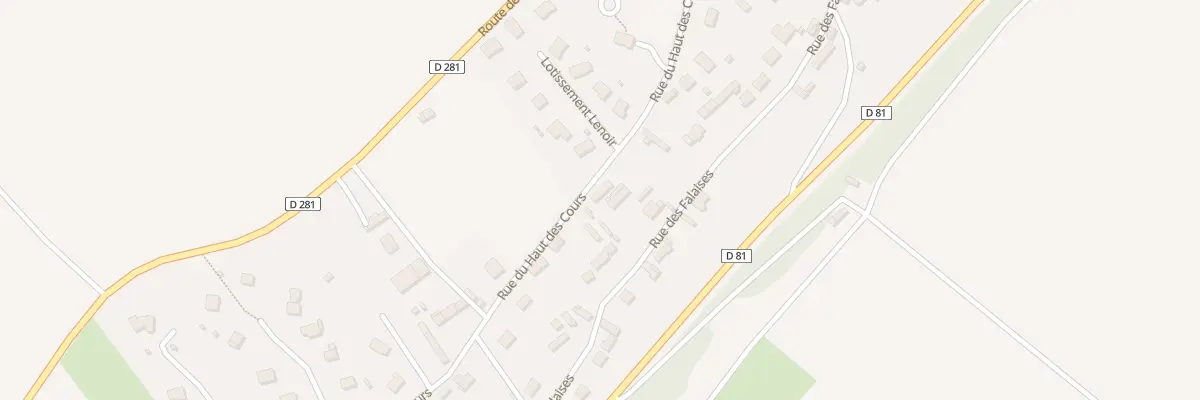 Plan du 20 Rue du Haut des Cours à Norville