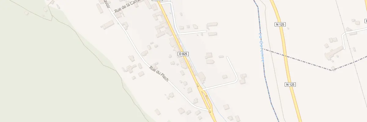 Plan du 87 Rte de Luchon à Esténos