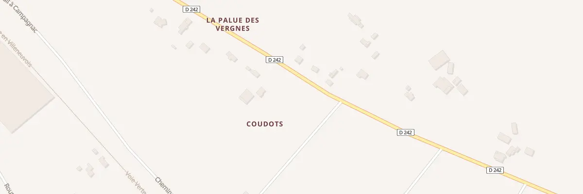 Plan du 880 Coudots à Casseneuil