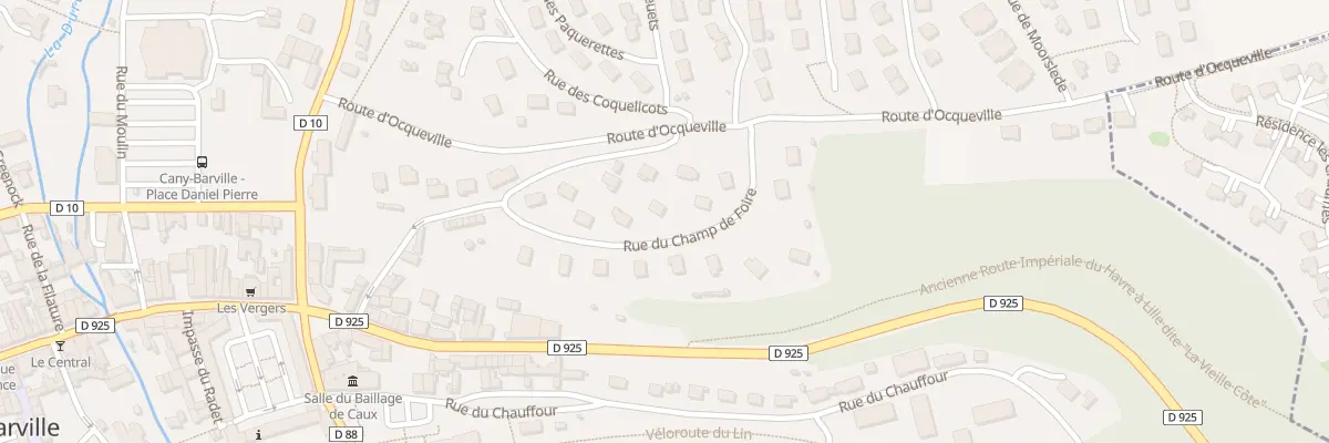 Plan du 13 Rue du Champ de Foire à Cany-Barville