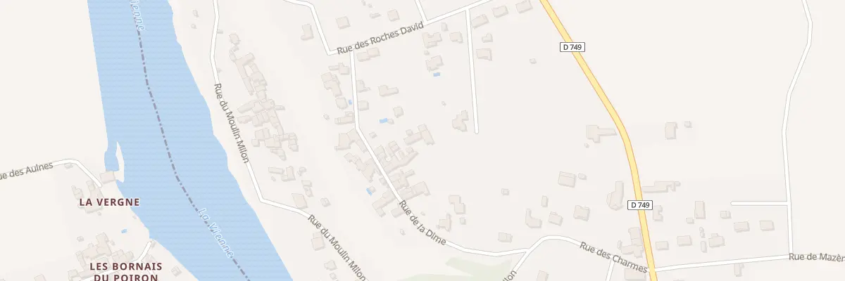 Plan du 11 Rue de la Dime à Chauvigny