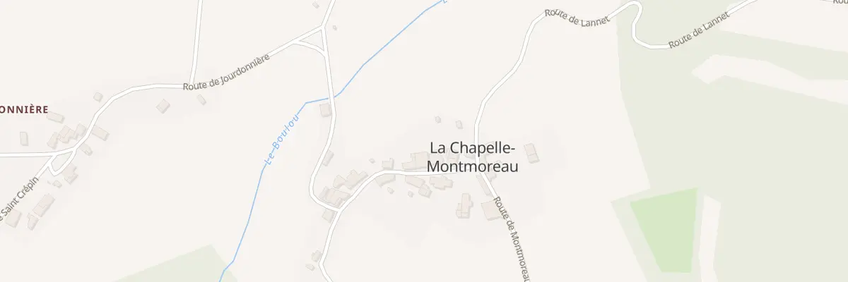 Plan du 15 Le Bourg Ouest à La Chapelle-Montmoreau