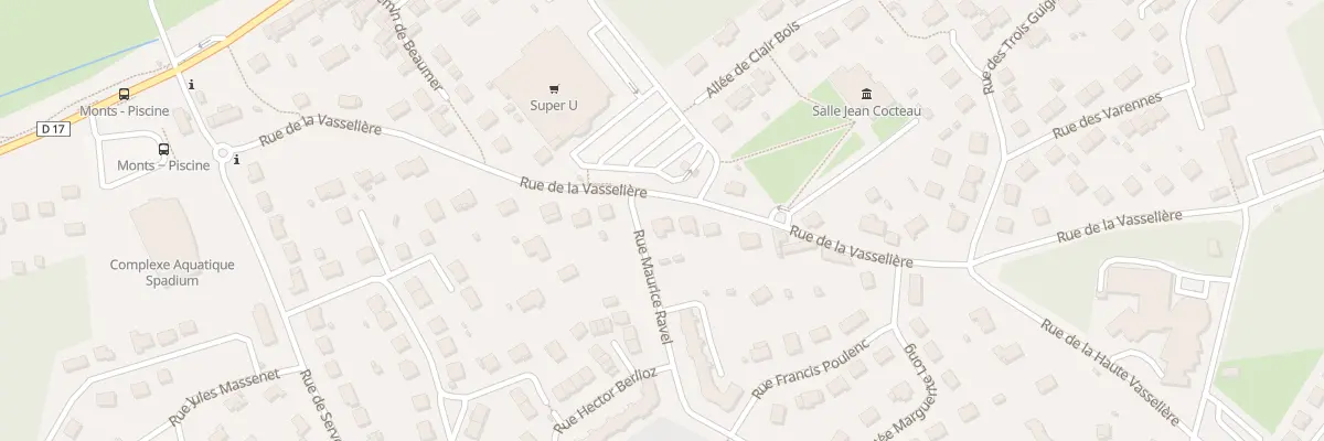 Plan du 20 Rue de la Vasselière à Monts