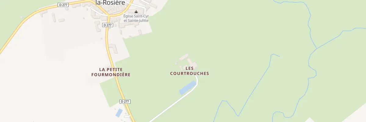Plan du 36 Les Courtrouches à Saint-Cyr-la-Rosière