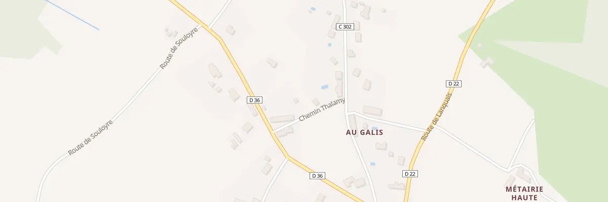 Plan du 67 Che THALAMY à Faux-en-Périgord